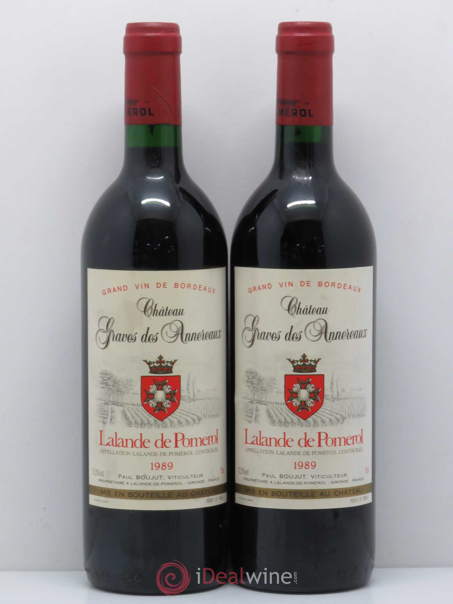 Acheter Lalande De Pomerol Ch Teau Graves Des Annereaux Lot