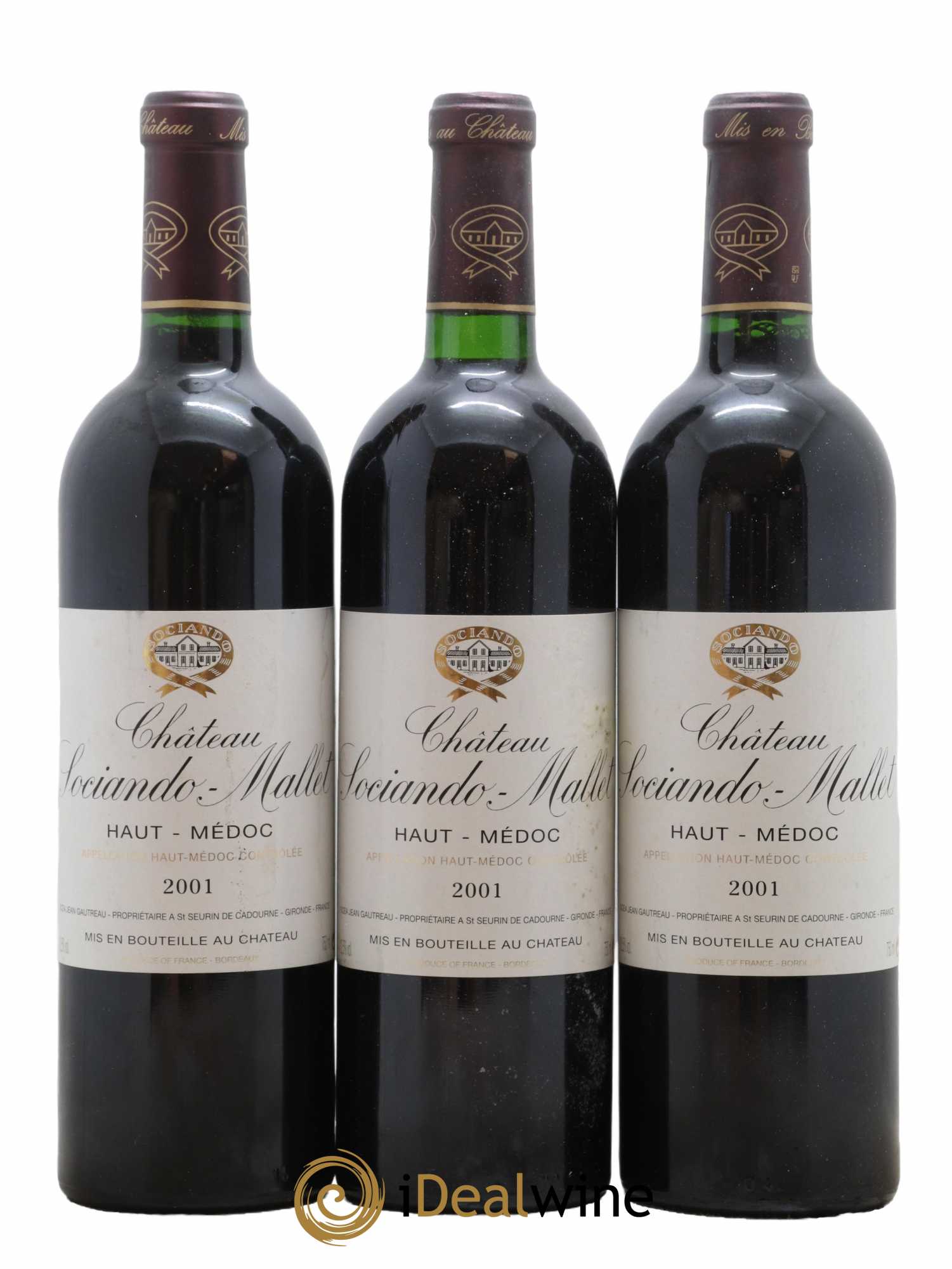 Acheter Château Sociando Mallet 2001 lot B2278603 7651