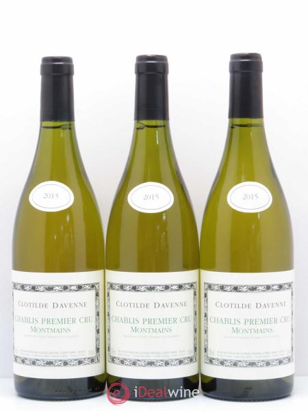 Acheter Chablis 1er Cru Montmains Domaine Clotilde Davenne 2015 Lot