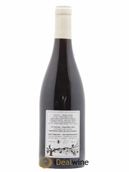 Buy Côtes du Jura Pinot Noir Les Varrons Labet Domaine 2022 lot