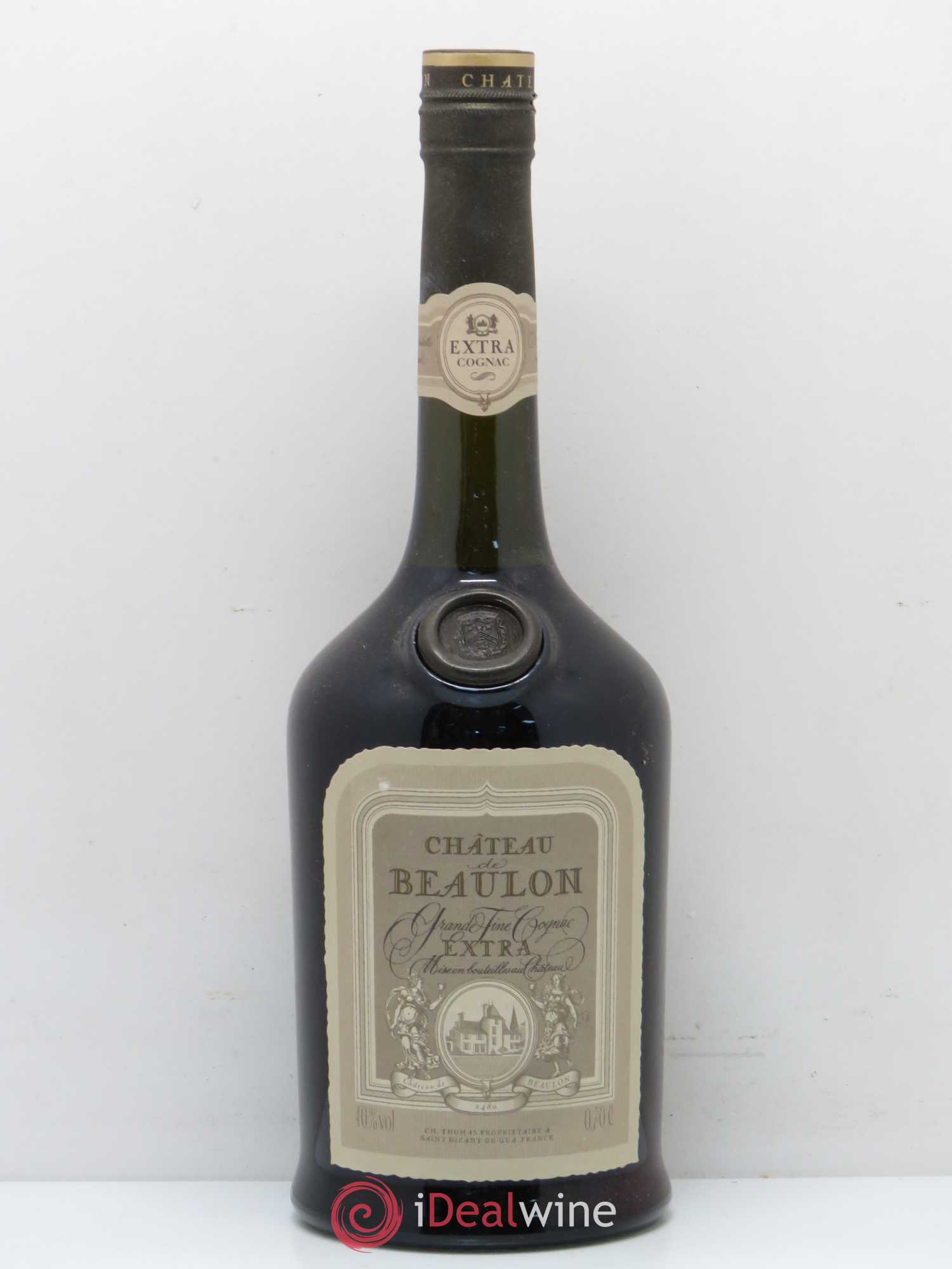 Buy Cognac Grande Fine Champagne Extra Château de Beaulon (lot 