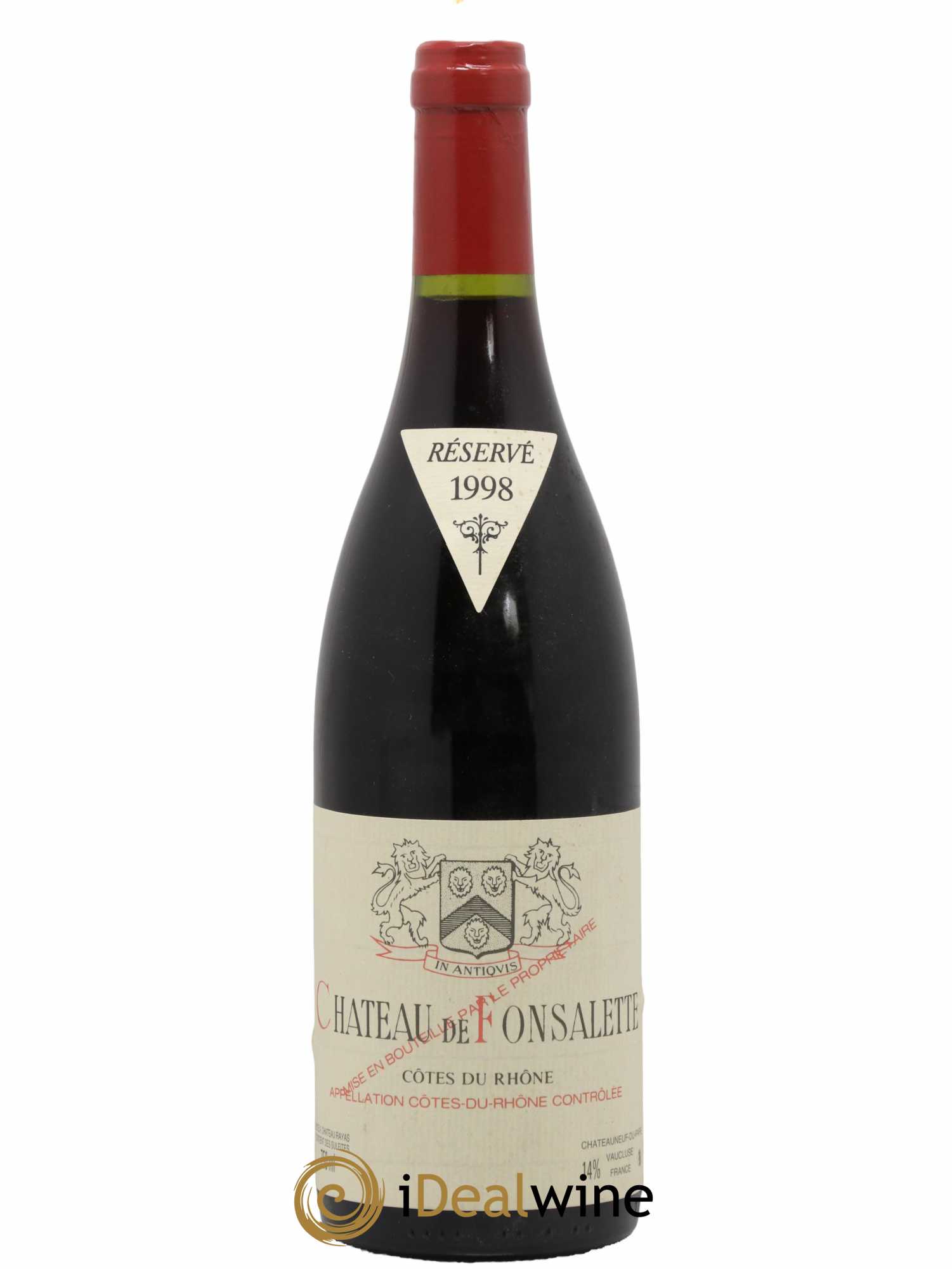 Acquista Côtes du Rhône Château de Fonsalette Emmanuel Reynaud 1998 ...