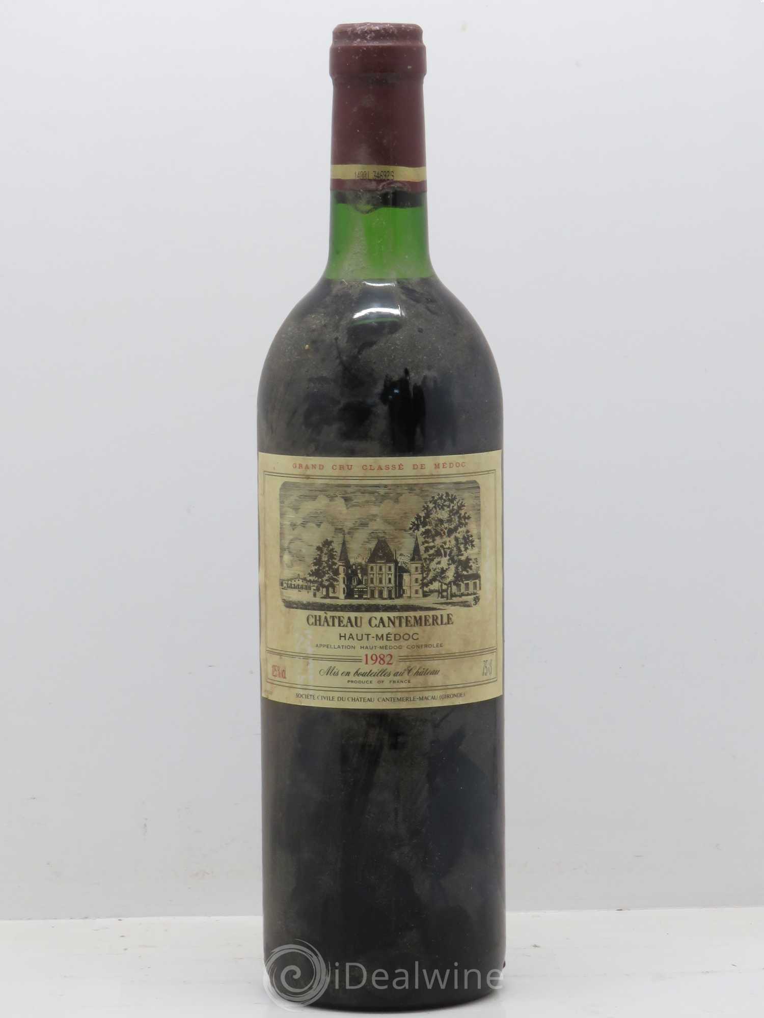 Acheter Château Cantemerle 5ème Grand Cru Classé 1982 (lot: B2083896-9521)