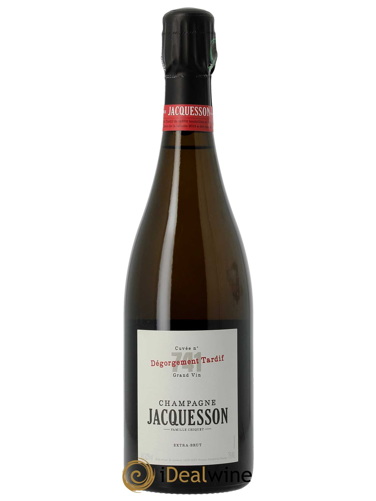 Champagne Jacquesson Cuvée 741 Dégorgement Tardif Extra Brut (Blanc effervescent)
