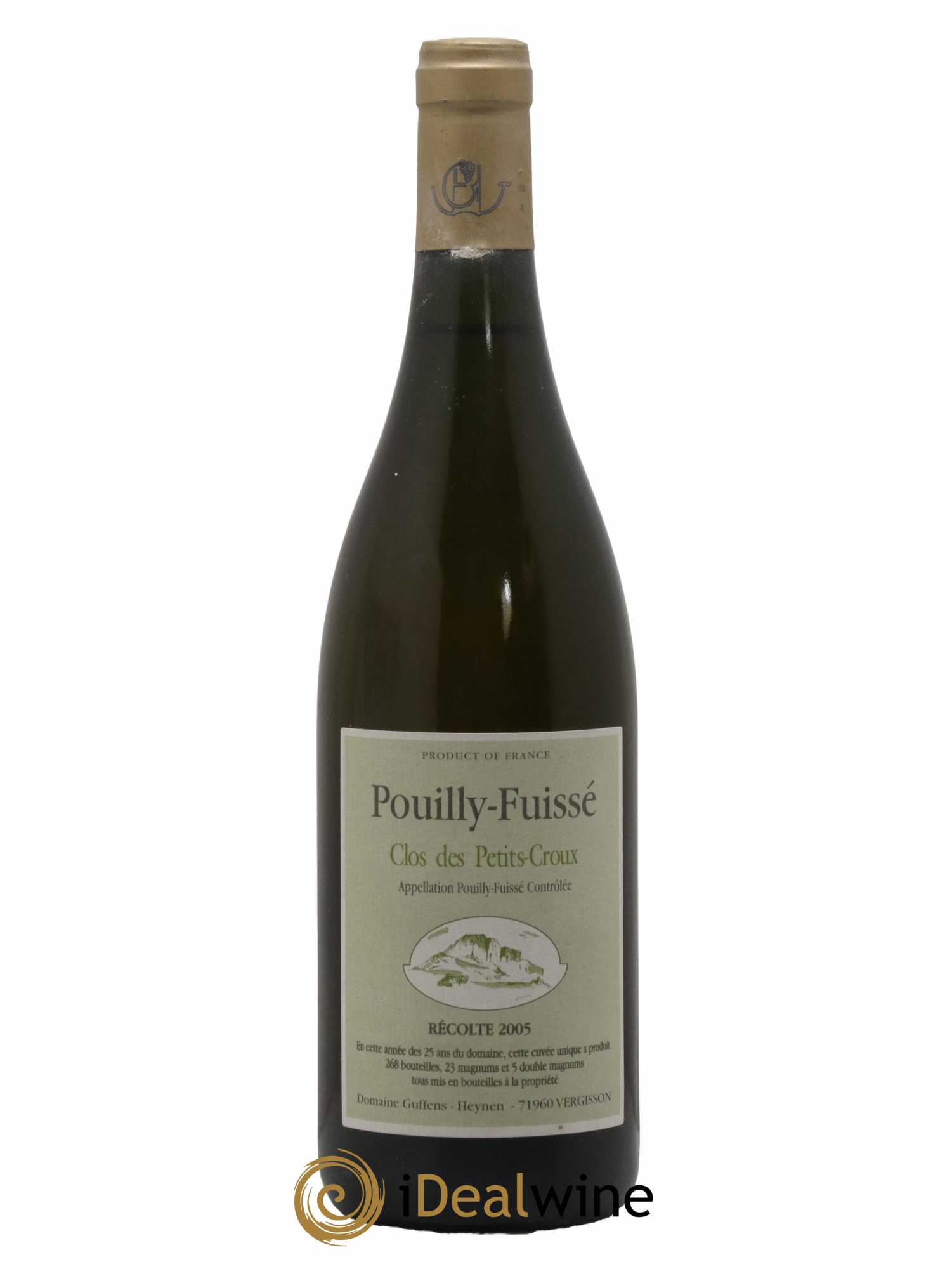 Buy Pouilly-Fuissé Clos des Petits Croux Guffens-Heynen 2005 (lot ...