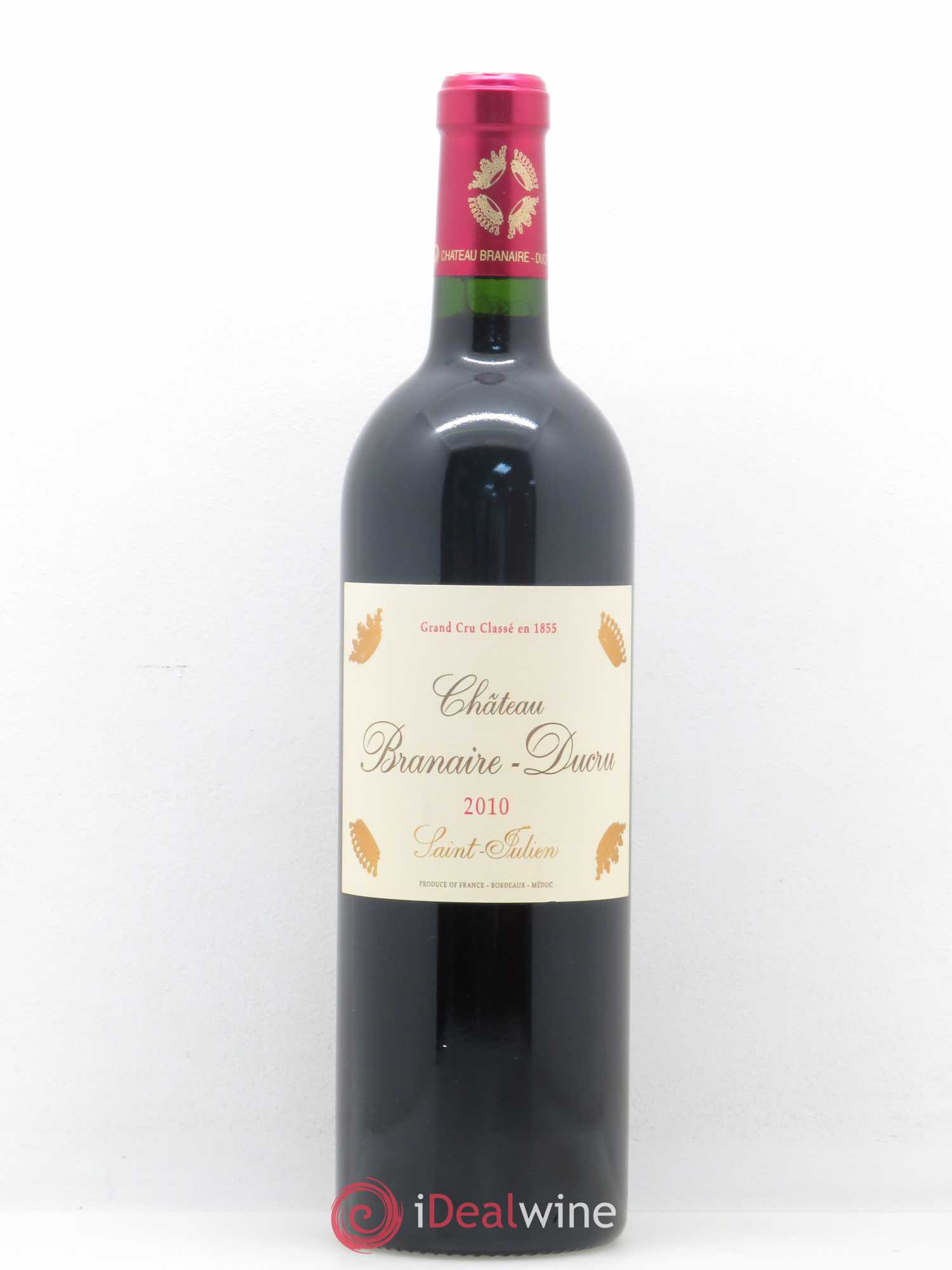 Buy Château Branaire Ducru 4ème Grand Cru Classé 2010 (lot: B2110040-15602)