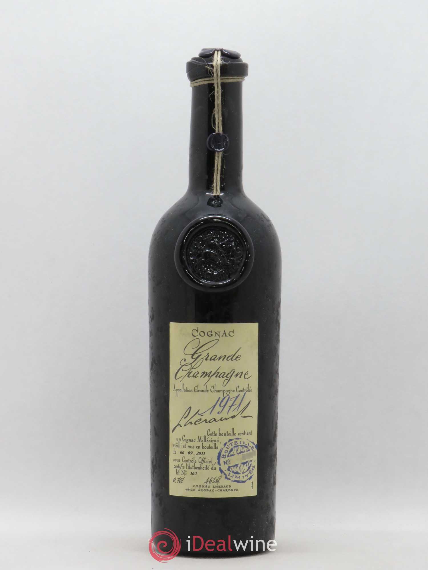 Buy Cognac Grande Champagne Lheraud (no reserve) 1971 (lot 