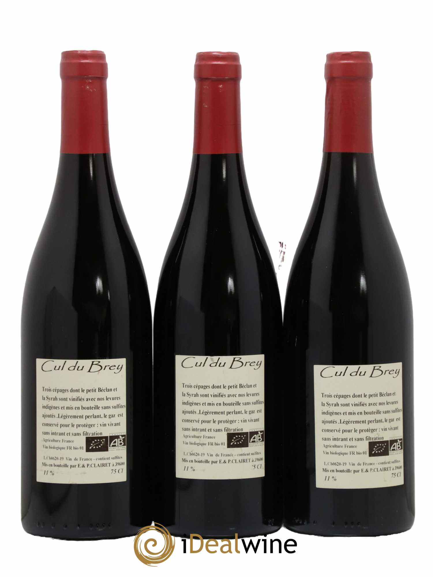 Acheter Vin de France Cul de Brey Domaine de la Tournelle 2019 (lot:  B2263543-451)