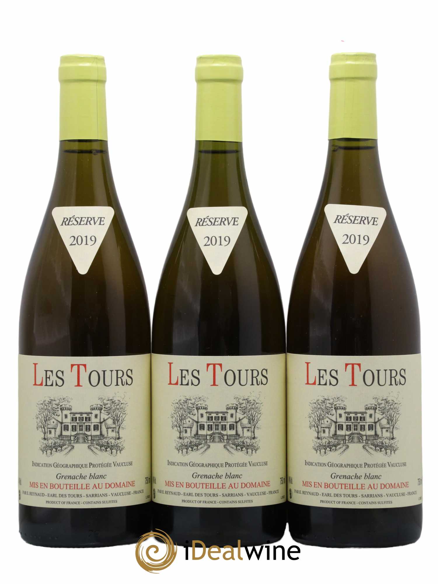 IGP Vaucluse (Vin de Pays de Vaucluse) Grenache Blanc - Les Tours Emmanuel Reynaud