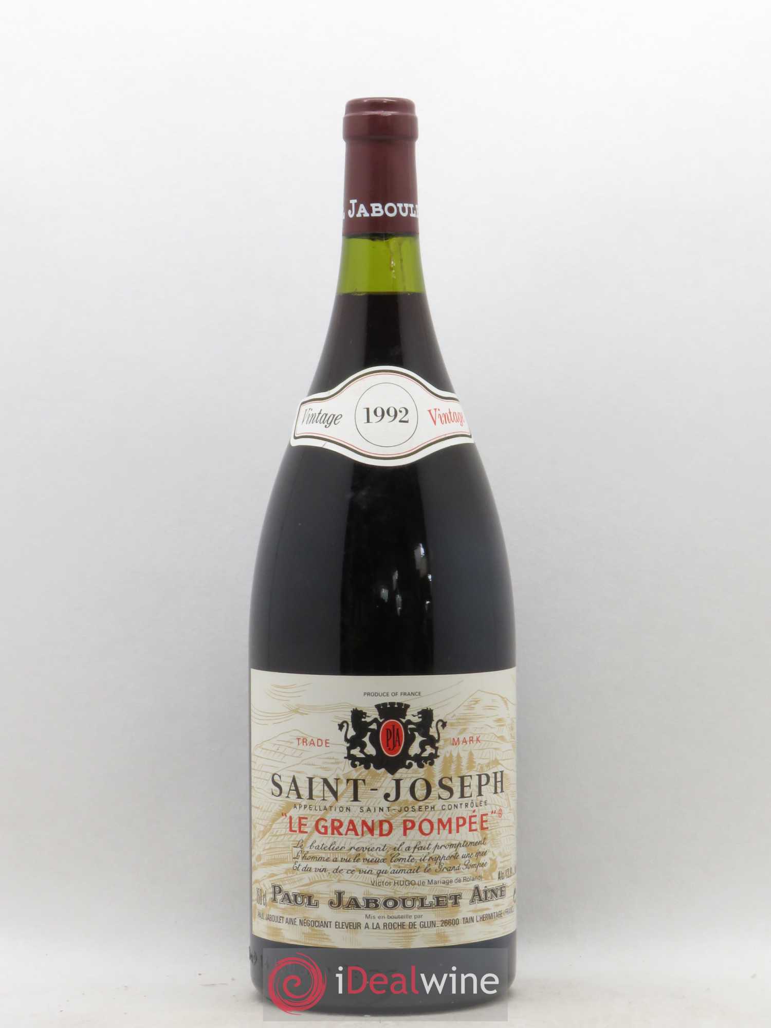 Acheter Saint-Joseph Le Grand Pompee Jaboulet 1992 (lot: B2170871-2010)