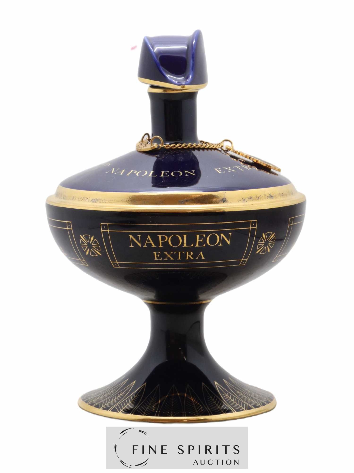 Buy Martell Of. Napoleon Extra Blue Ceramic Decanter (lot 