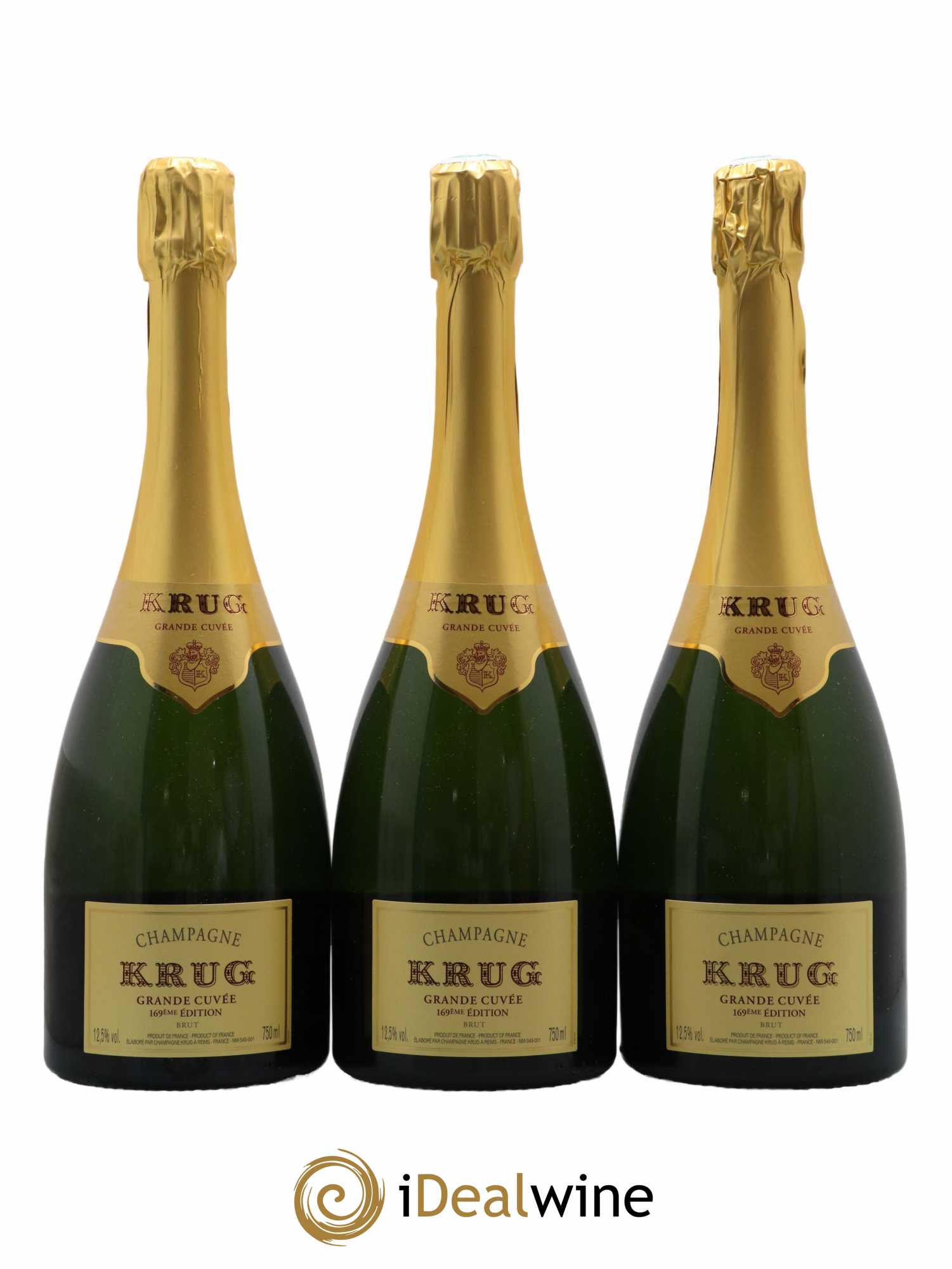 Champagne Krug Grande Cuvée - 169ème édition (Blanc effervescent)