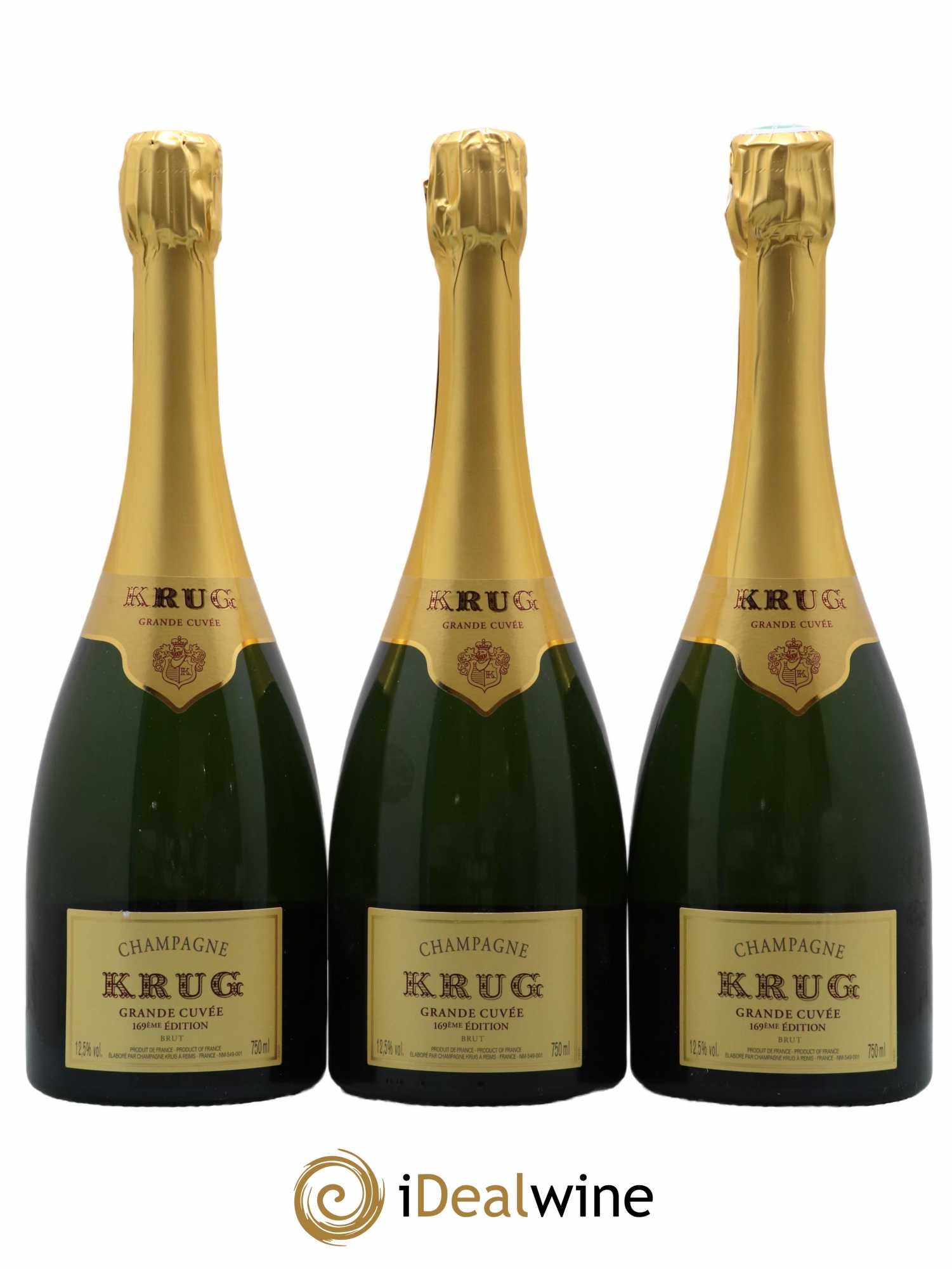 Champagne Krug Grande Cuvée - 169ème édition (Blanc effervescent)