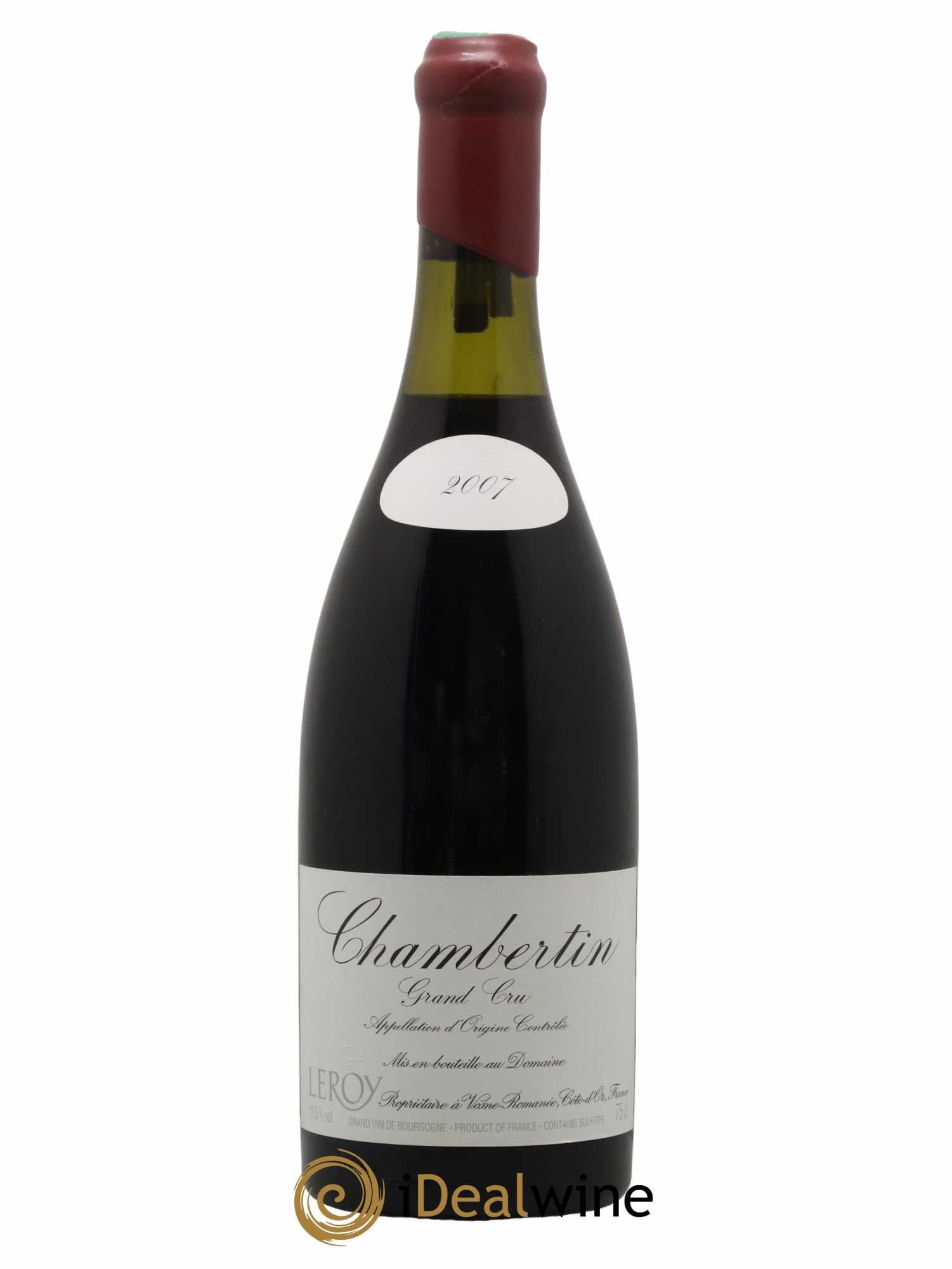 Acheter Chambertin Grand Cru Leroy (Domaine) 2007 (lot: B2281582-3337)