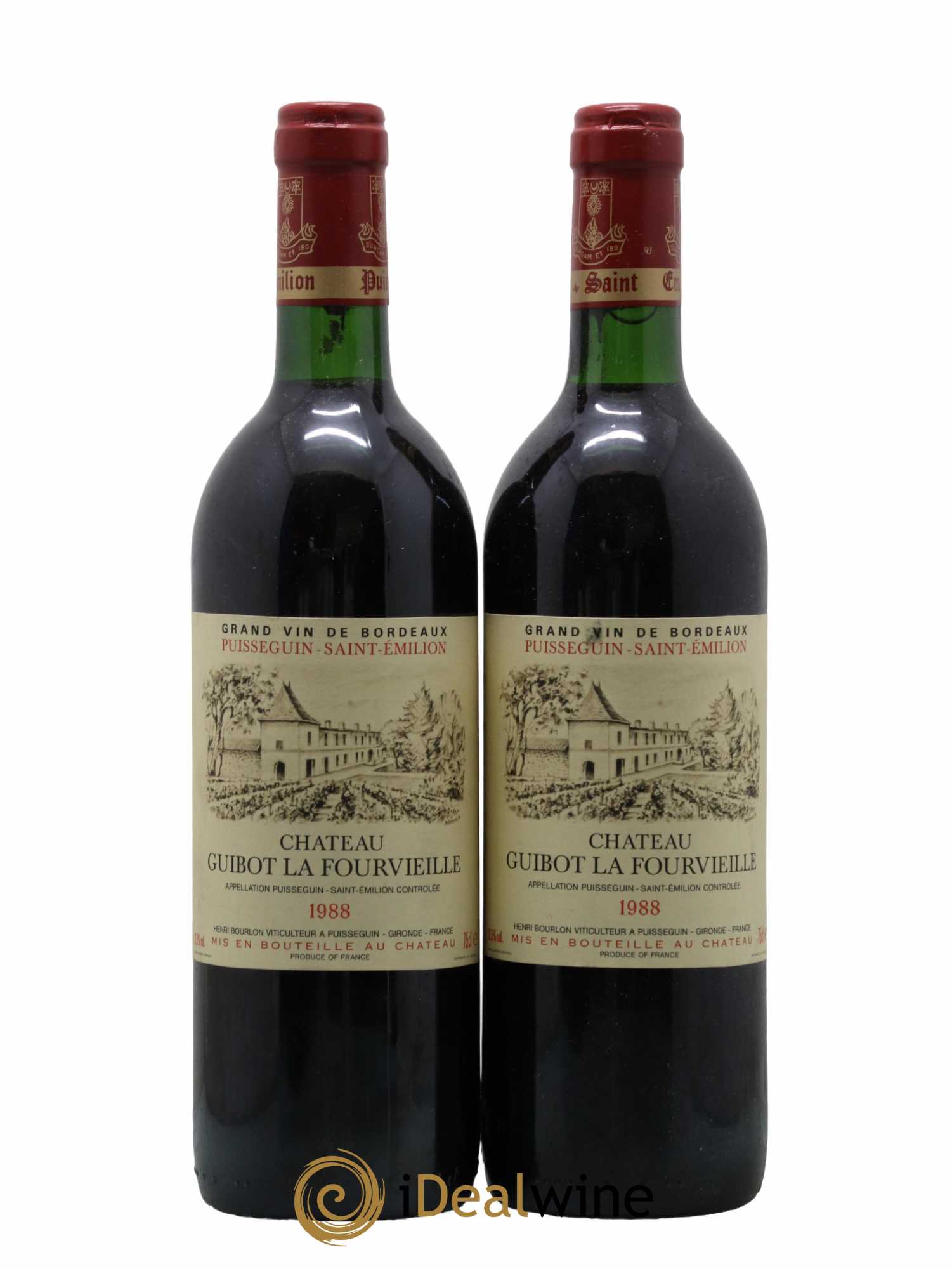 Acheter Puisseguin Saint-Emilion Château Guibot La Fourvieille 1988 ...