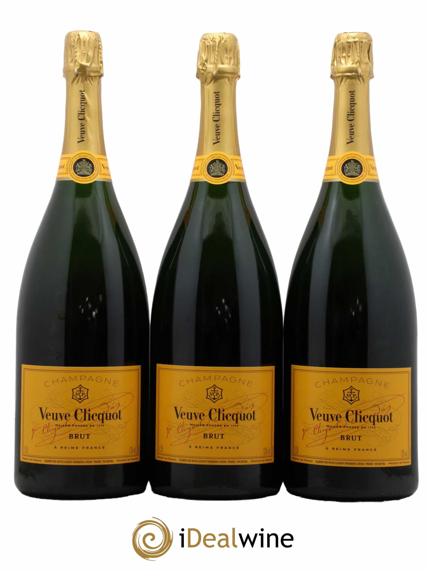 Champagne Veuve Clicquot Ponsardin Brut Carte Jaune (Blanc effervescent)