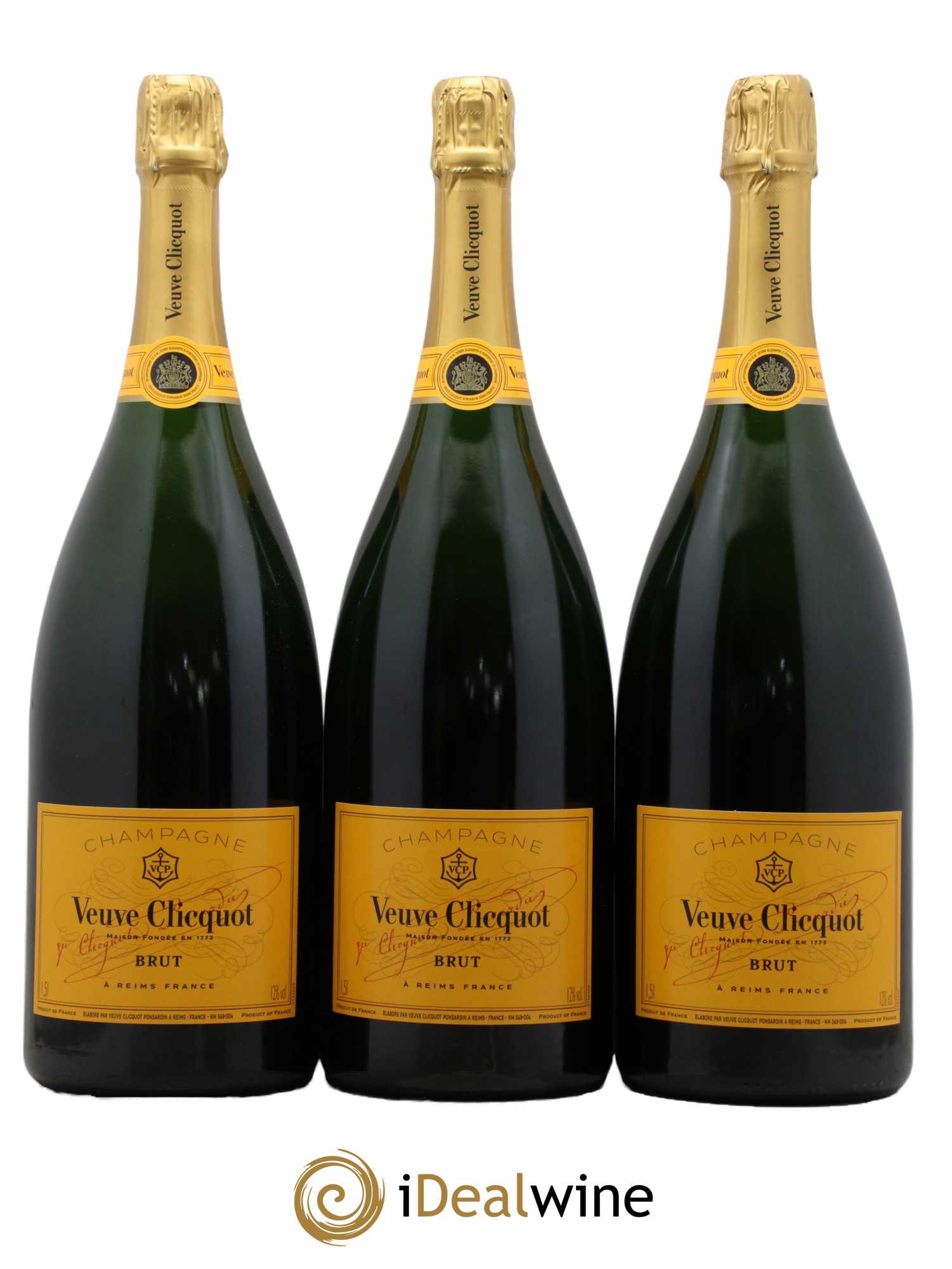 Champagne Veuve Clicquot Ponsardin Brut Carte Jaune (Blanc effervescent)