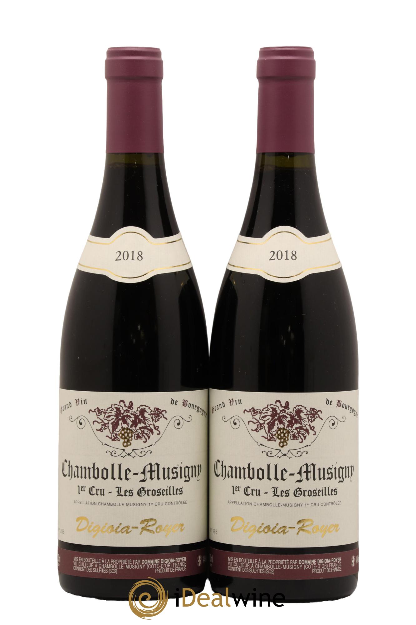 Buy Chambolle-Musigny 1er Cru Les Groseilles Domaine Digioia Royer 2018 ...