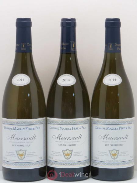 Acheter Meursault Les Meurgers Domaine Mazilly P Re Et Fils Lot