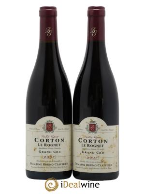 Corton Grand Cru Le Rognet Vieilles Vignes Bruno Clavelier